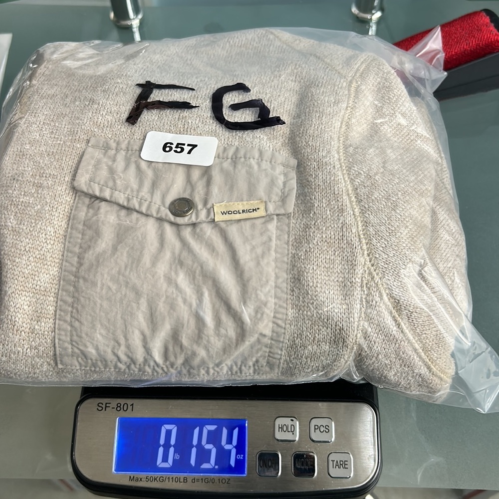 Woolrich 1/4 Snap Button Mens Size Medium Tan Swe… - image 8